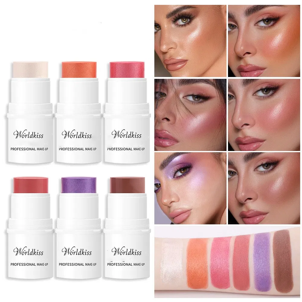 Pigmented Cheek Blush Stick for Face Makeup