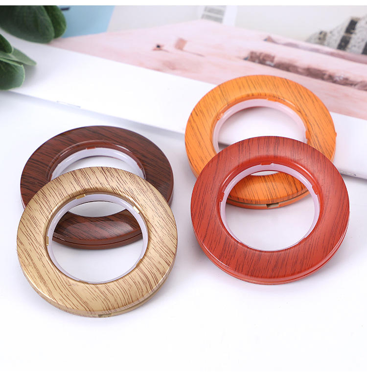 50PCS Pack Curtain Grommet, Nanoscale Low Noise Inner 42mm Curtain Eyelet Roman Rings Clips for Shower Curtain