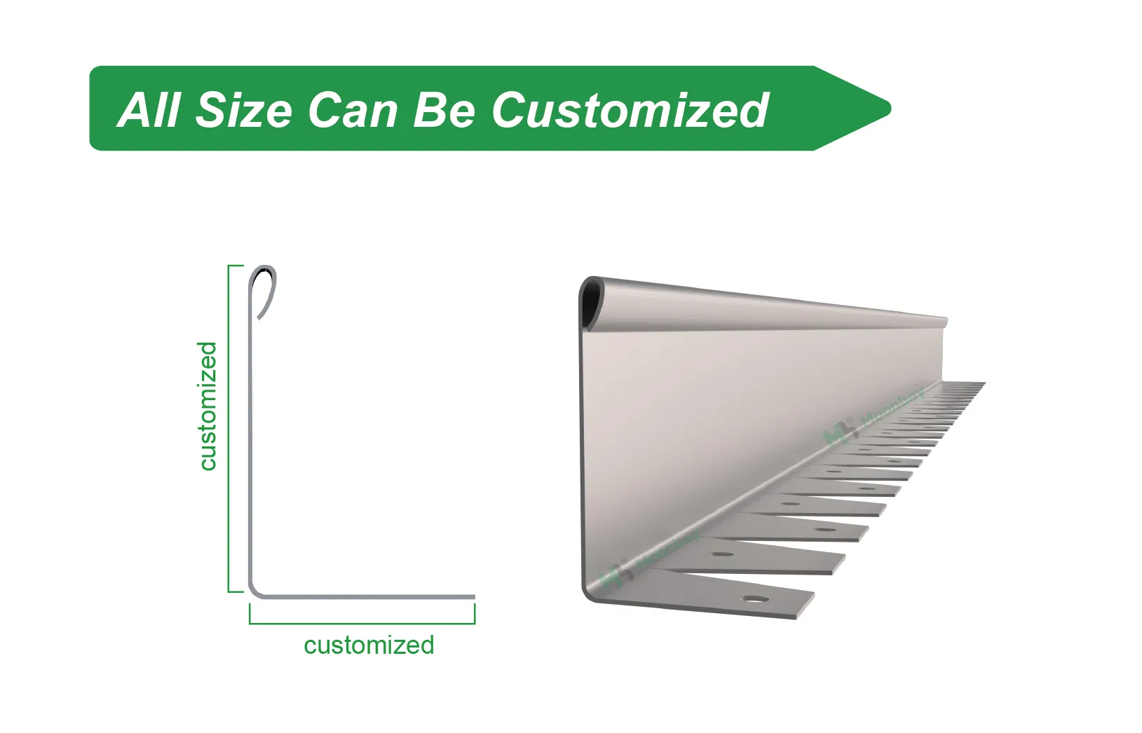 No-Dig Landscape Edge Kit Quality Landscape Edging Stainless Steel Garden Border