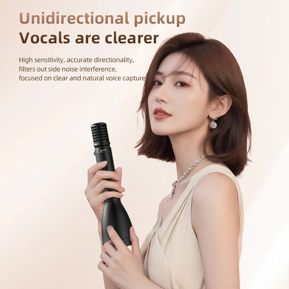 Handheld Wireless Microphone with Amplifier for Teaching Lessons Wireless Speaker for Karaoke Singing