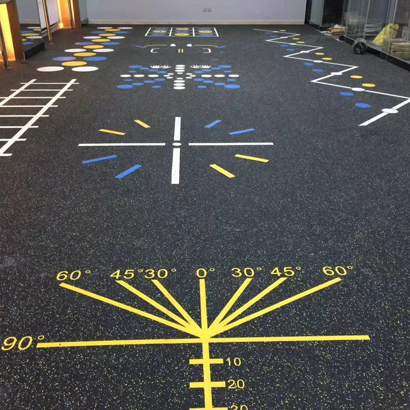 Wholesale Fitness Rubber Carpet Flooring Mat Rolls for Gym Equipment