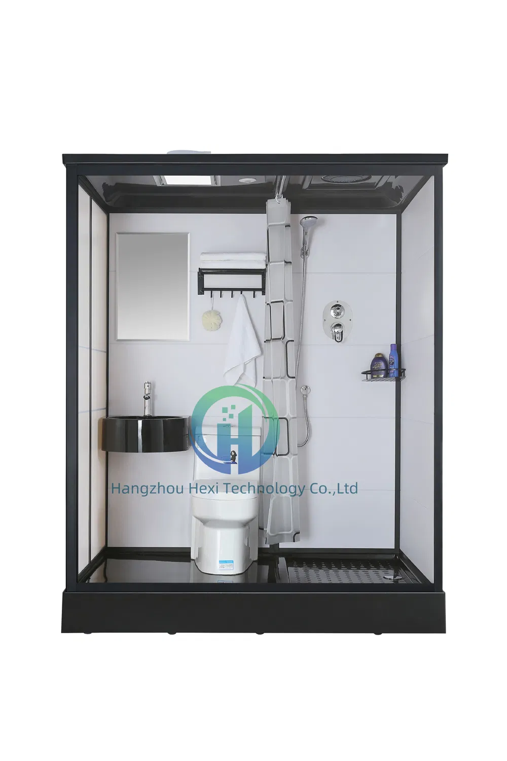 Independent European Style Shower Unit, Modular Complete Prefab