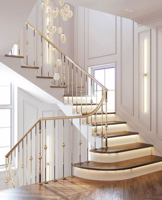 Wrought Iron Oval Stair Spindle for Metal Staircase Railing