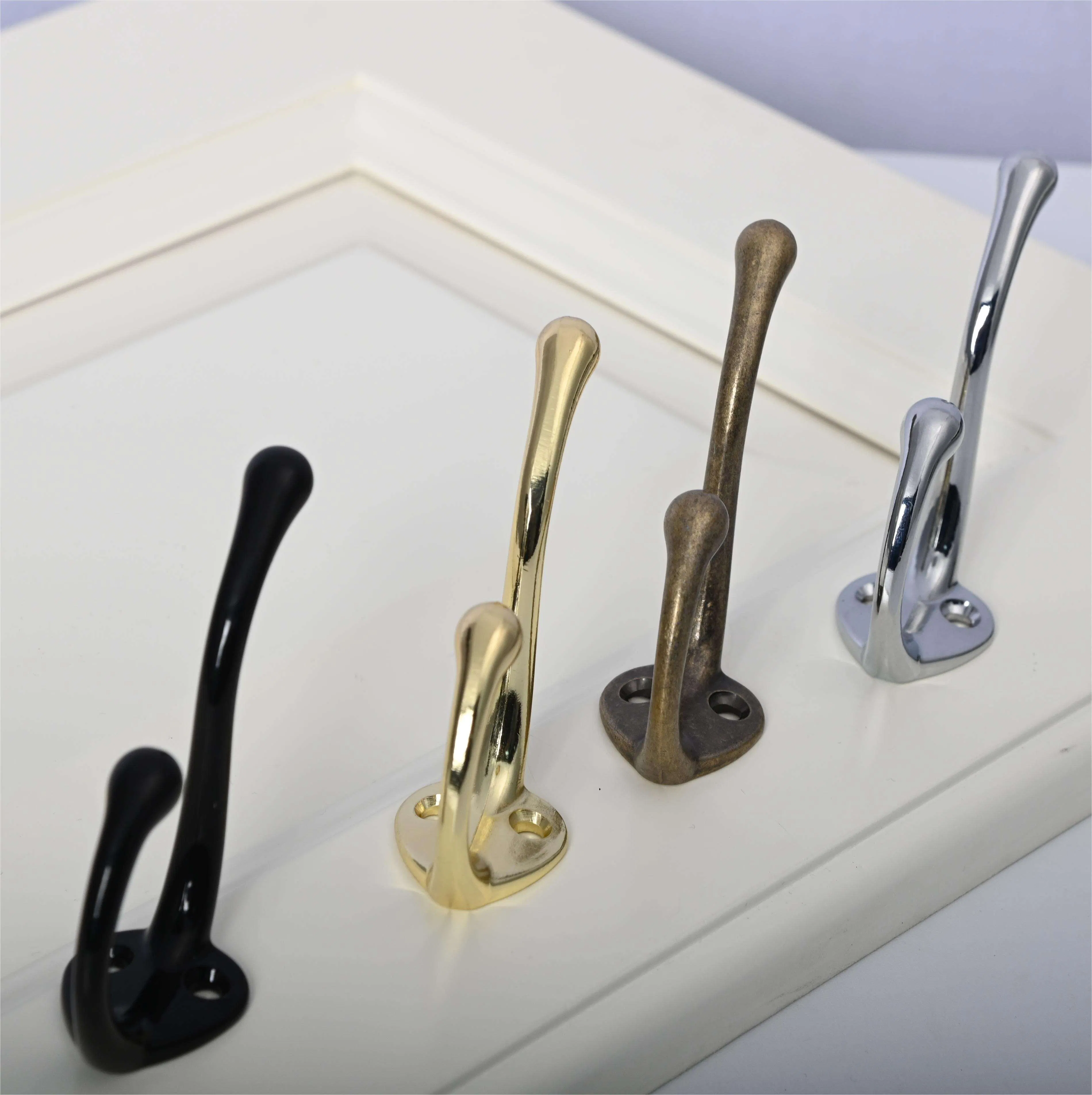 Factory Price Wholesale Home Decorative Zinc Alloy Wall Coat Hanger Hooks Cast Vintage Coat Hook Clothes Hook