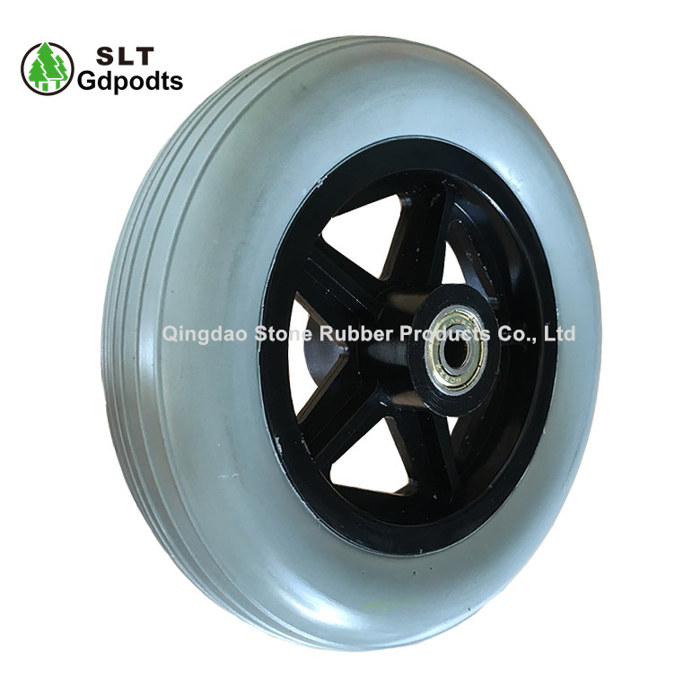6 Inch Front Wheels for Wheelchair Folding Wagon