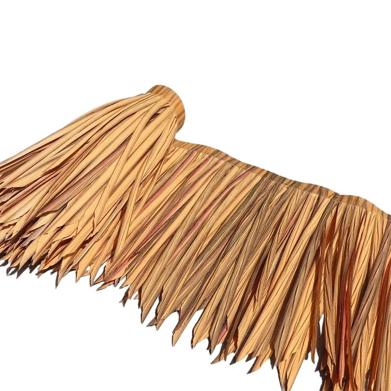 Factory Foundry Artificial Synthetic Palm Thatch Roof Plastic Straw Roof Thatch