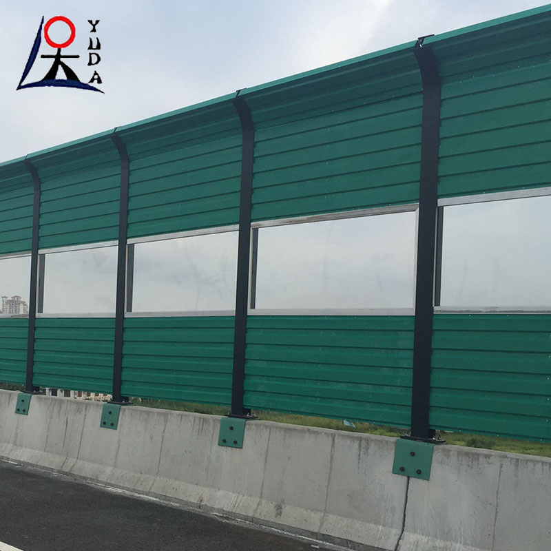 Construction Noise Reduction Fencing Wall Road Metal Noise Barrier Panels