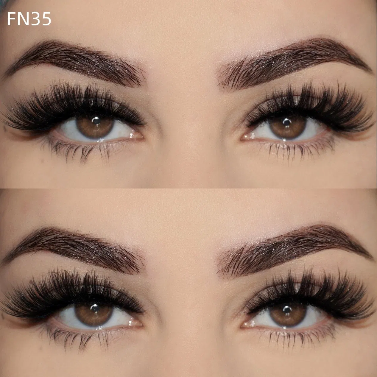 Custom Wholesale Faux Mink Lashes 3D Handmade Natural, Soft & Lightweight Strip Lashes