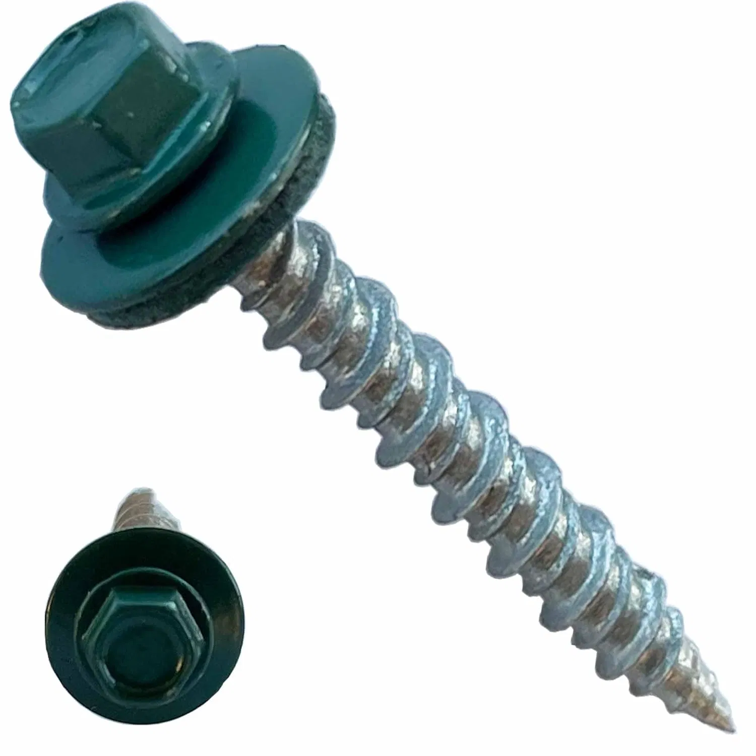 Customize Colored Roof Screws 10 X 1-1/2" Burgundy Hex Head Sheet Metal Roof Screw