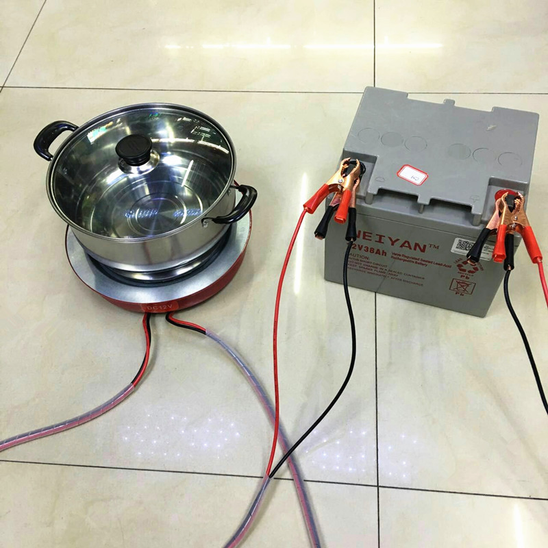 Solar 12V 24V DC Low Voltage Battery Powered Induction Cooker Stove