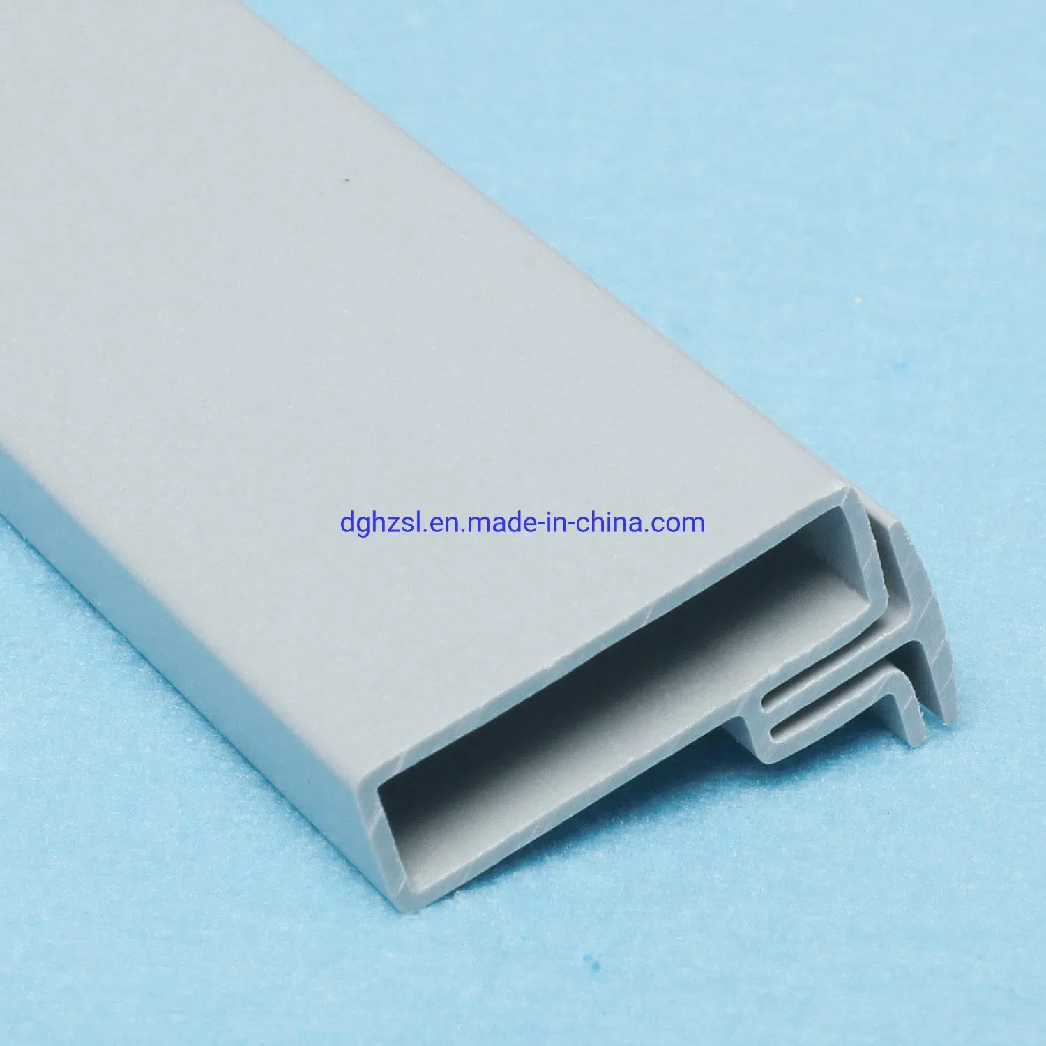 Premium Grey PVC Extrusion Components for Refrigeration Applications