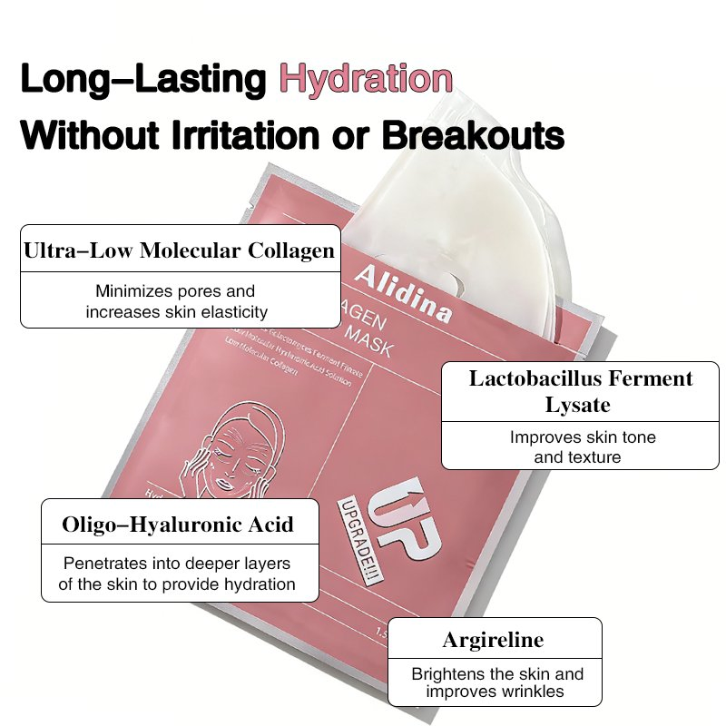 Bio-Collagen Real Deep Mask Pure Collagen Mask Korean Deep Hydrating Firming Overnight Hydrogel Mask Improve Elasticity Mask