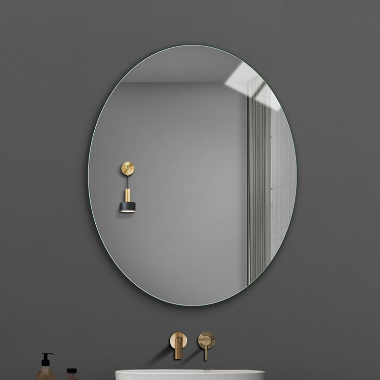 High Quality Frameless Hotel Bathroom Mirror Beveled Frameless Bathroom Glass Mirror