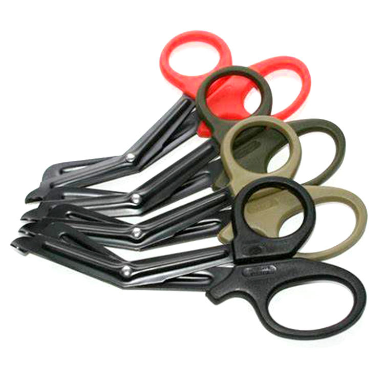 High Quality Outdoor Camping Rescue Tools Emergency Response Shears Stainless Steel Trauma Shears Bandage Scissor