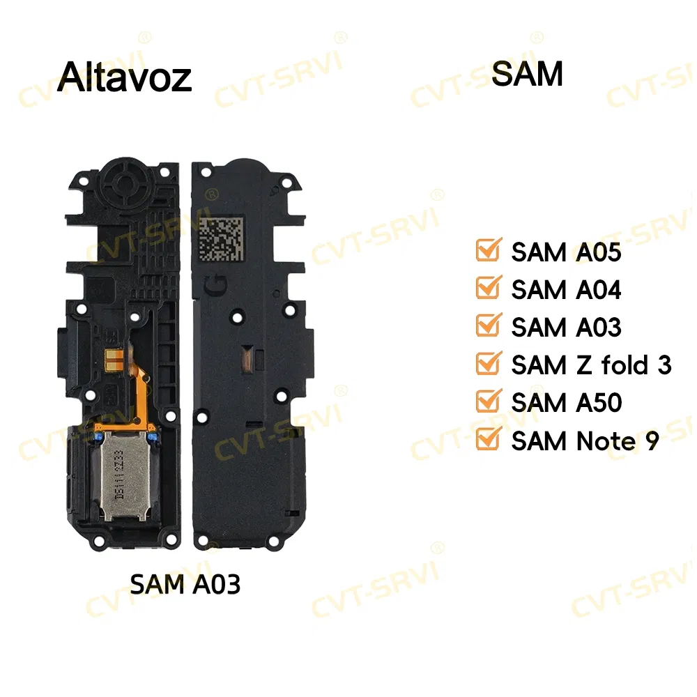 Динамик для телефонов Samsung серии Sam A03, A04, Z Fold 3, A50, Note 9
