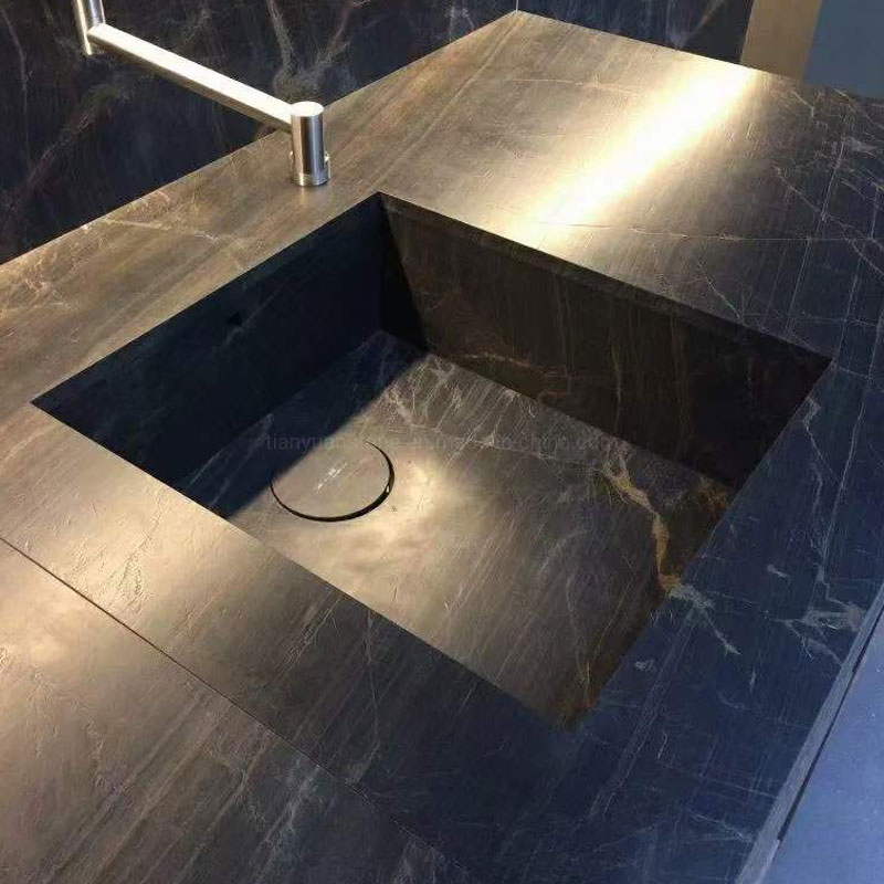 Customized Phoebe Brown Granite Kitchen Countertop