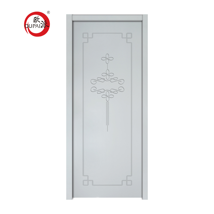 Competitive Prive Classic Half Door Long Translucent Glass Hard Wooden Interior Swing Access Door Wholesale
