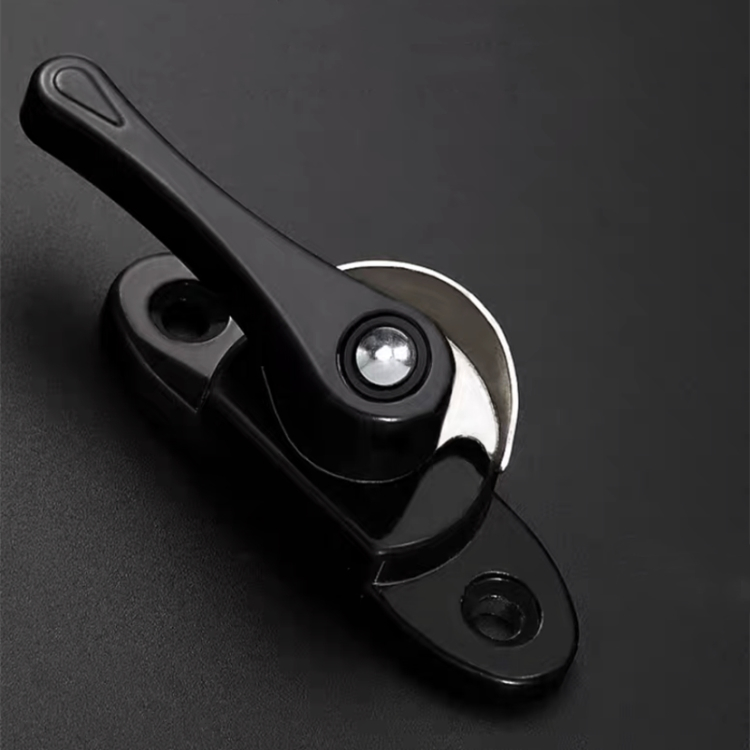 CE ISO Window Door Hardware Accessories UPVC Window Crescent Lock 360 Degree Safety Double Sided Crescent Lock for Sliding Window