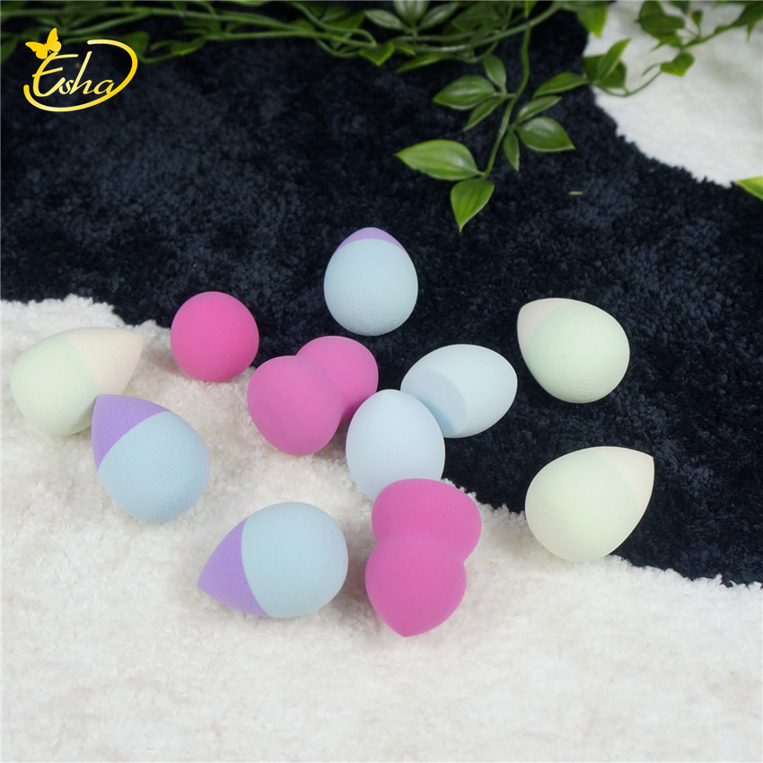 Esponja De Etiqueta De Esponjas De Maquillaje Personalizado Silicone Cosmetic Sponge Makeup Suave Con Forma