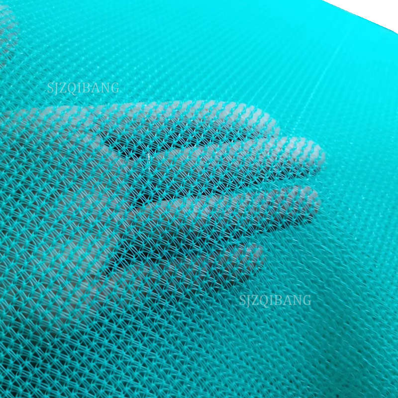 100% Virgin HDPE UV Blocked Plastic Courtyard Polytunnel Garden Wire Mesh 120GSM Green Sun Shade Screen Fabric