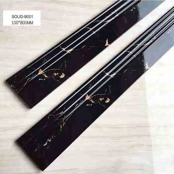 100*800mm European Modern Design Artificial Marble Baseboard Manufacturer