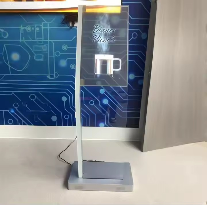 Прозрачный OLED дисплей для рекламы и интерактива