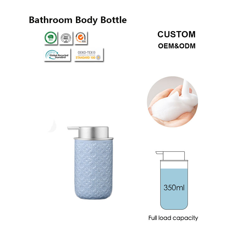 Simple Design Easy Clean Bathroom Ceramic Bottle for Daily Bathroom Toilet Use