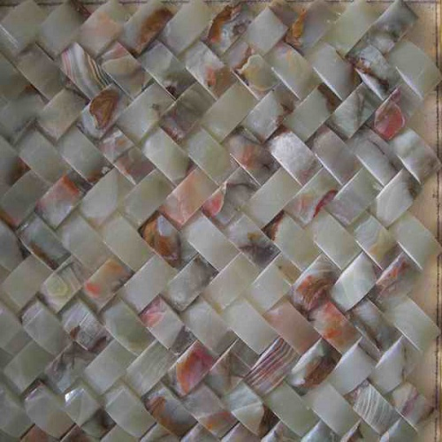 Мозаика из оникса Mixcolor для стен и пола