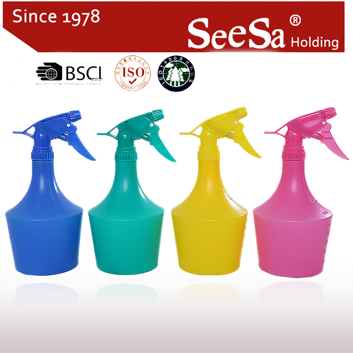 750ml Plastic PE Sprayer Bottle/ Hand Pressure Trigger Sprayer (SX-2013)
