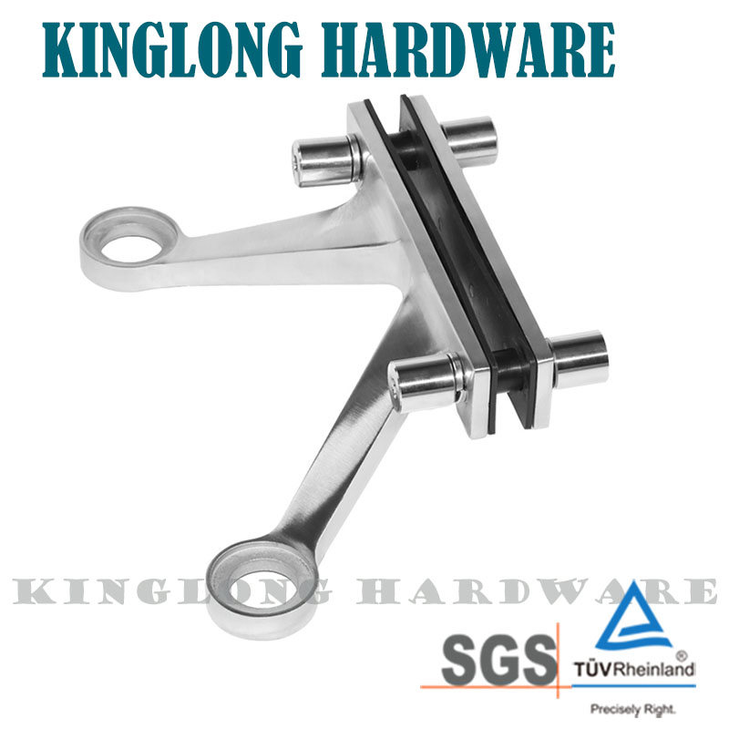 Stainless Steel Glass Fitting 2 Arms Curtain Wall Glass Spider