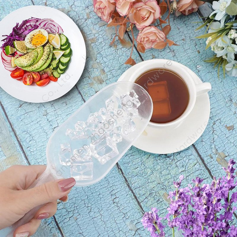 Commercial 6oz Utility Scooper Round-Bottom Plastic Ice Scoop for Sugar Candy Flour Pet Food