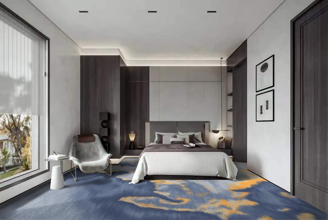 Tapete Wholesale Custom Modern Wool Nylon Flooring Carpet Home Decoration Rug Wall to Wall Commercial Hotel Guestroom Corridor Lobby Carpet