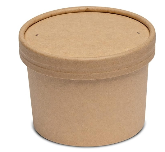 Chinese Water-Proof Take Away Paper Food Container for Fruit Vegetable Salad