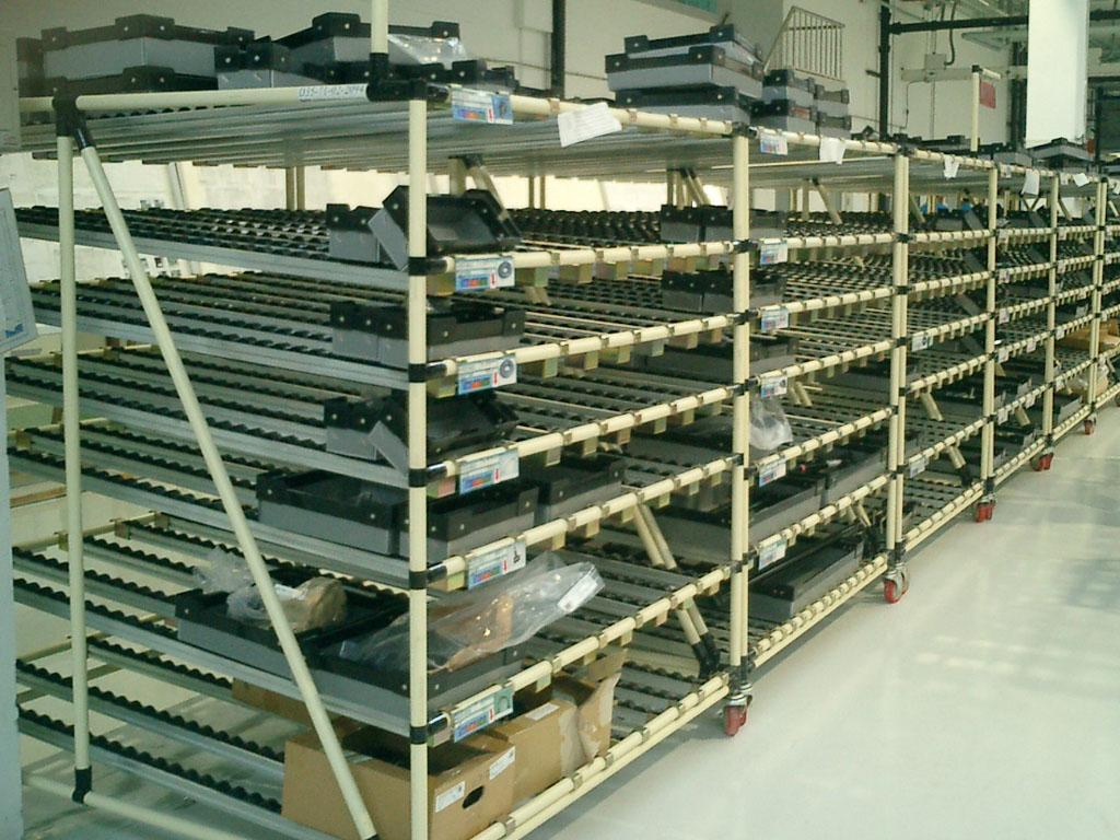 Hot Sale Material Handling Equipment Lean Pipe Rack Storage Shelves