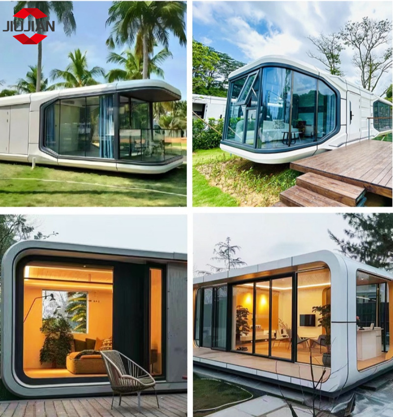 20 FT Modern Luxury Space Capsule with Intelligent System Prefabricated Pod Hotel