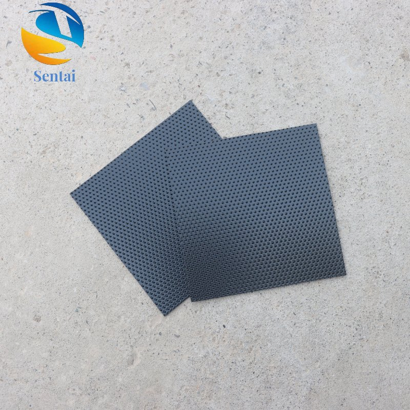 HDPE Geomembrane 1mm2mm 3mm Black Landfill Leaching Pond Tailings Pond Slope Protection Anti Slip Double Rough Surface Anti-Seepage Membrane Pond Liner