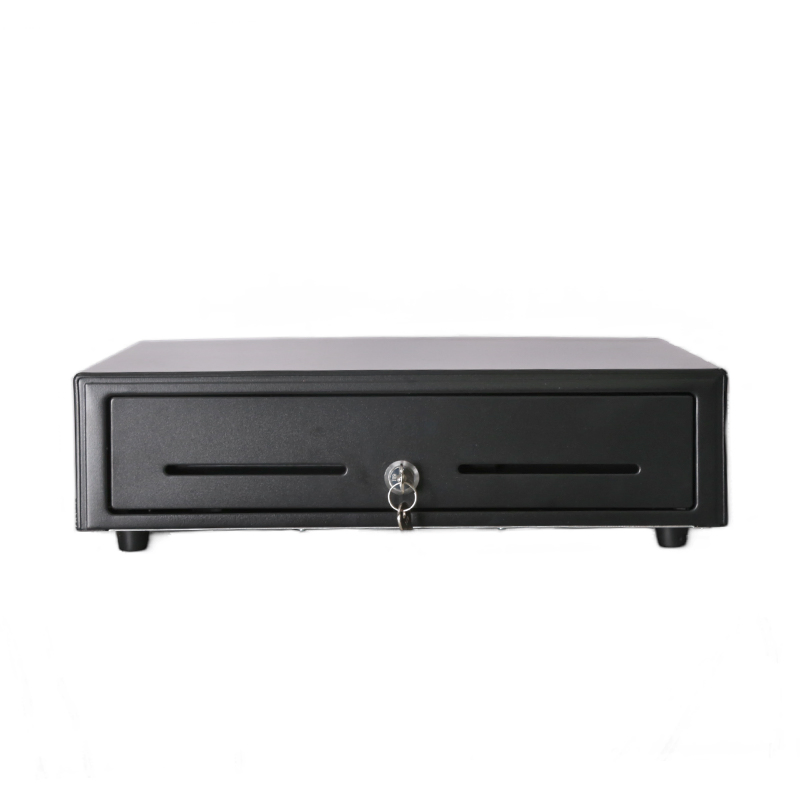 POS Metal Cash Drawer Register Slide Series Front Lock Money Cash Box Drawer