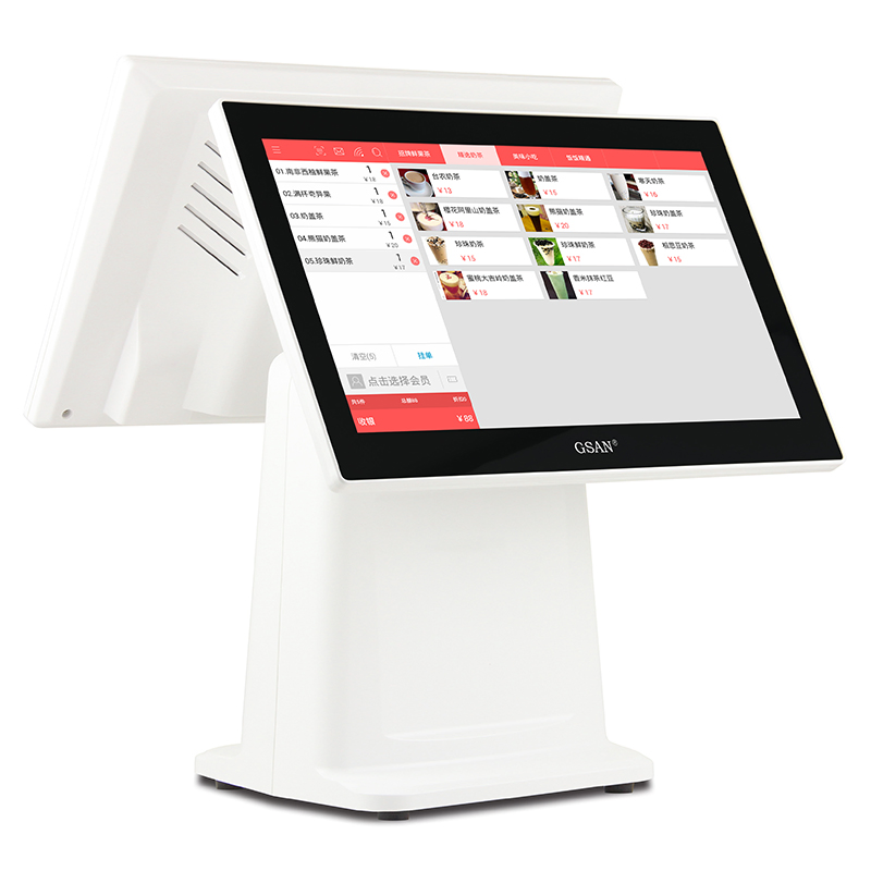Support Customization 15.6 Inch Double Screens POS System