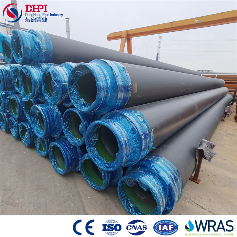 Polyurethane Coating HDPE Underground Direct Buried Pre Insulated Steel Pipe Insulation