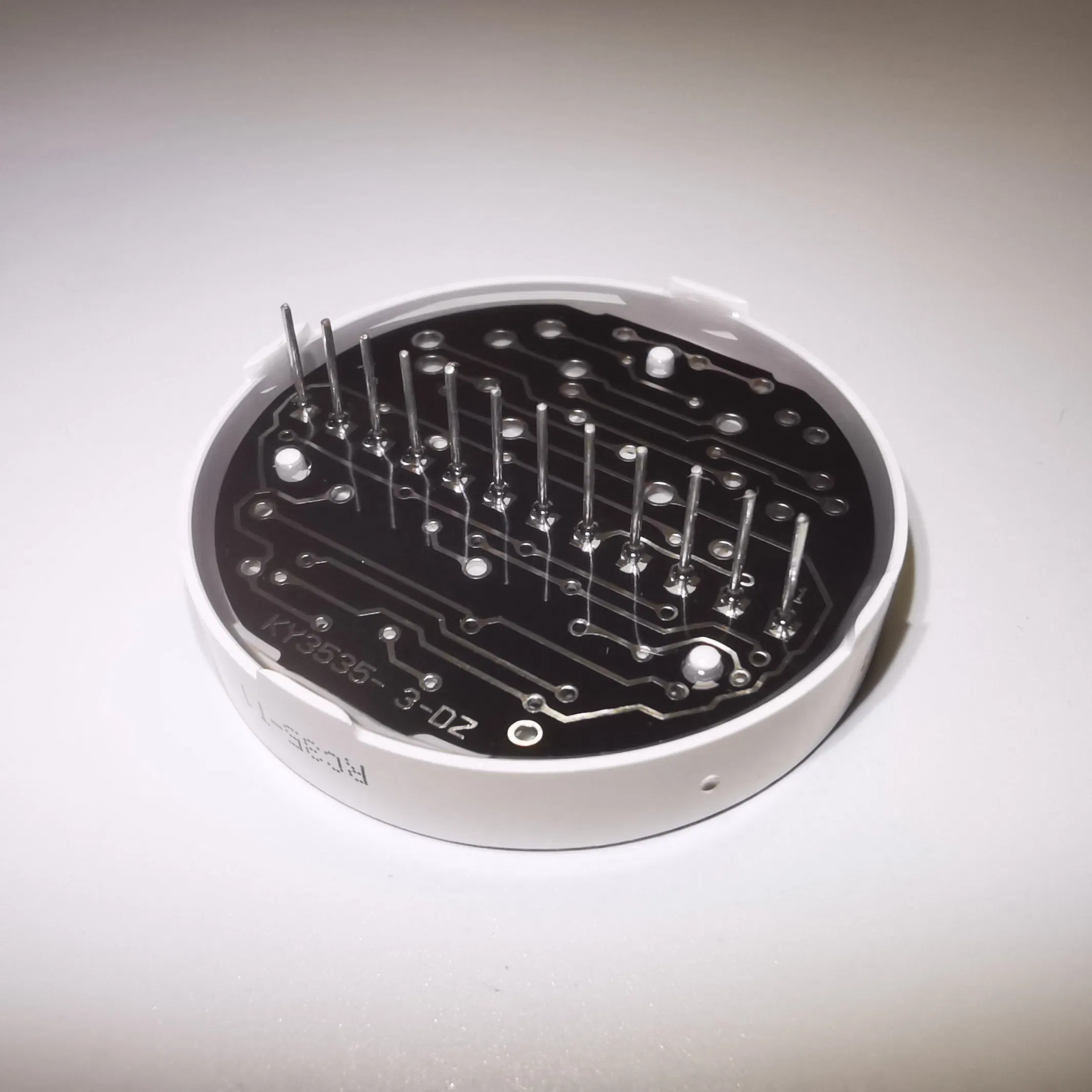 Super Bright White Color Custom Segment LED Display 35mm Diameter for Electromobile