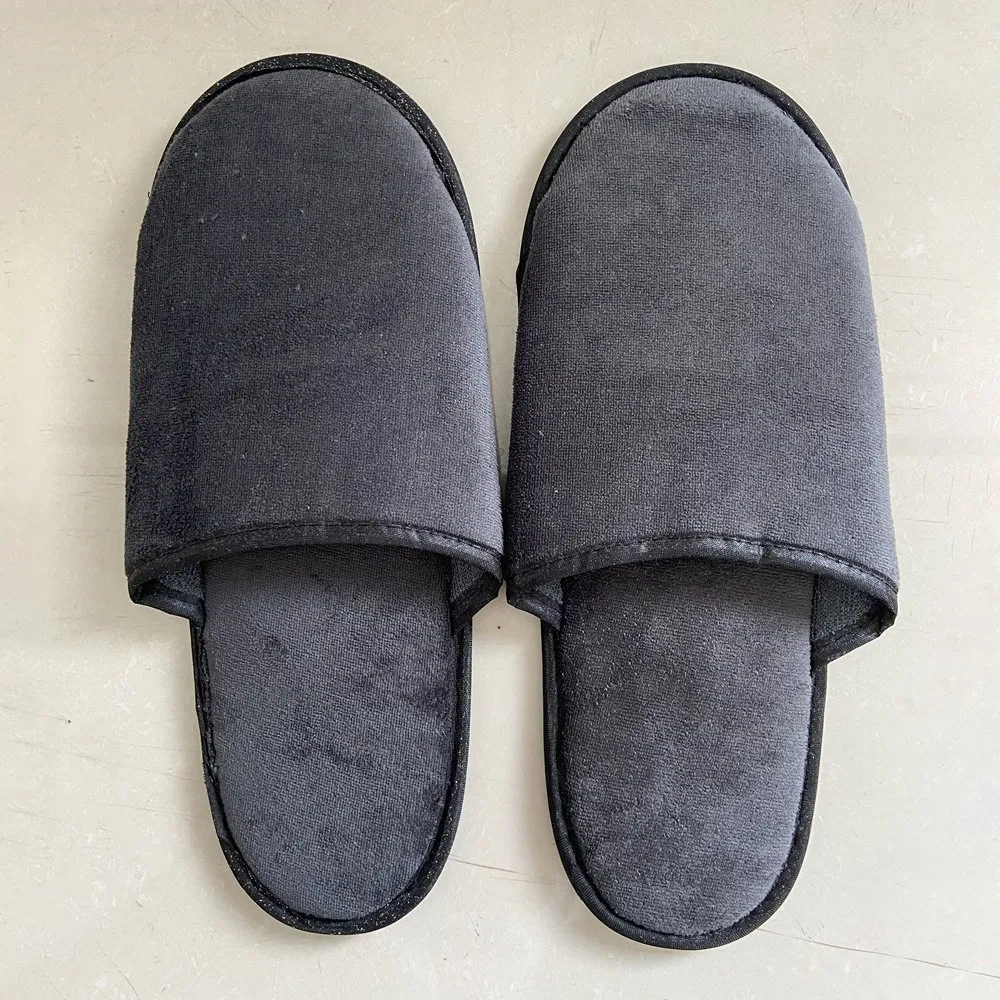 Normal Embroidery Logo 27cm*10.0cm Disposable Airplane Travel SPA Hotel Slipper