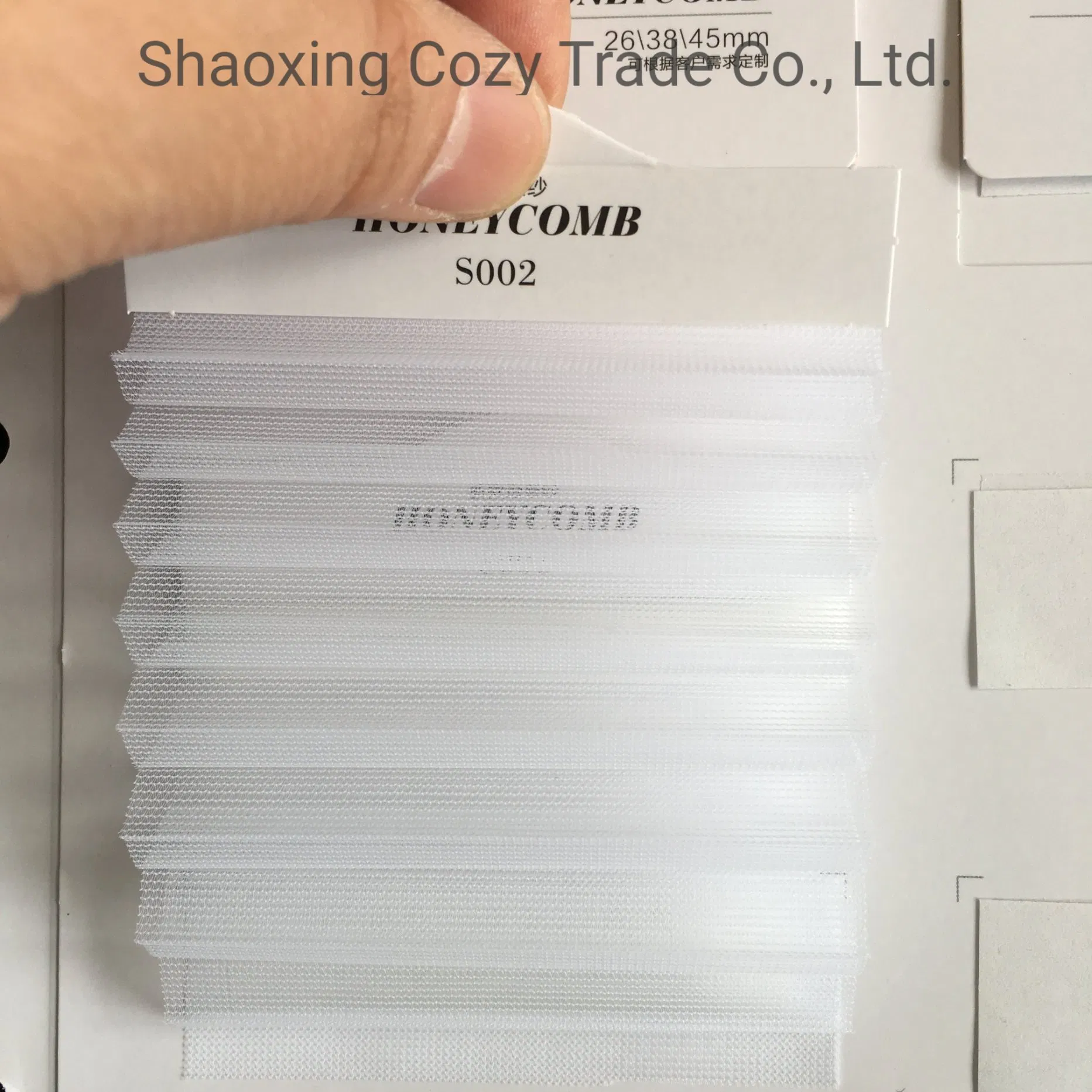 New Design Sheer Honeycomb Blinds Fabric