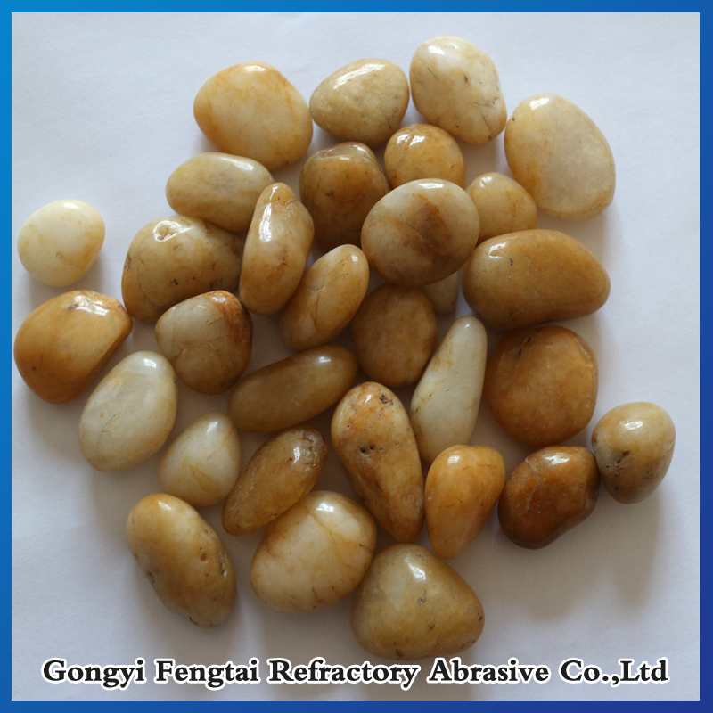 Mixed Color Natural Polished Pebble Cobble Stone River Stone