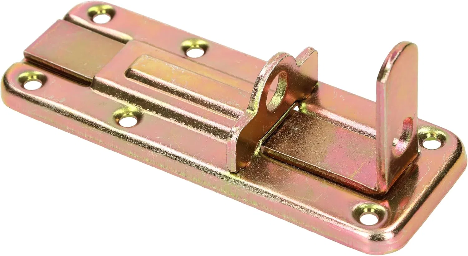 Yellow Zinc Black Latch with a Flat Bolt for Lock Shutters, Doors and Chests