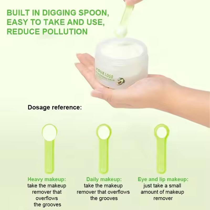 Private Label Organic Vegan Face Lip Eye Makeup Cleanser Cream Makeup Remover Facial Deep Cleansing Balm
