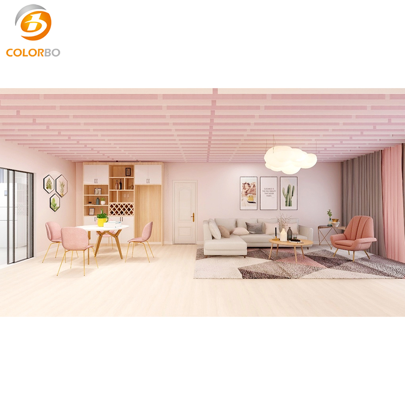 High Quality Flame Retardant Sample Provided Polyester Fiber Decoration Material Decorative Panel