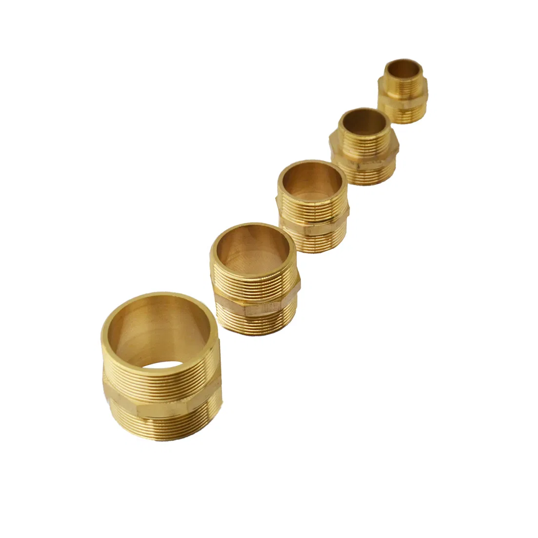Male Thread Brass Equal Hexagon Nipple