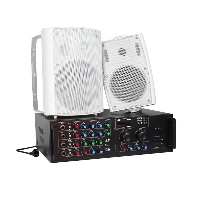 Sample Provided Stereo Karaoke Amplifier with LED Light
