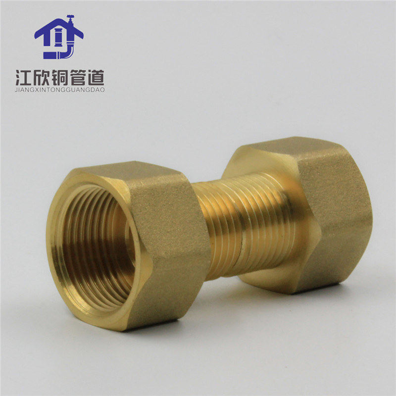 Lead-Free No-Pb Brass Double Thread Nipple Joint Union OEM Coupling Fittings