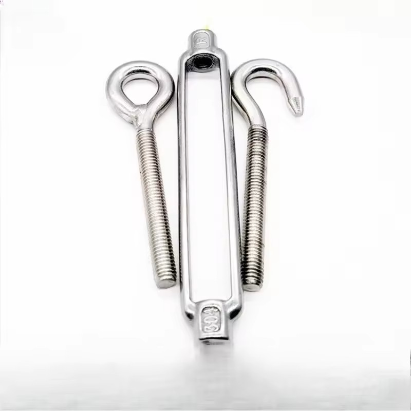 Oc/Oo/Cc Type 304 Stainless Steel M4-M24 Turnbuckle for Wire Rope Tension Device